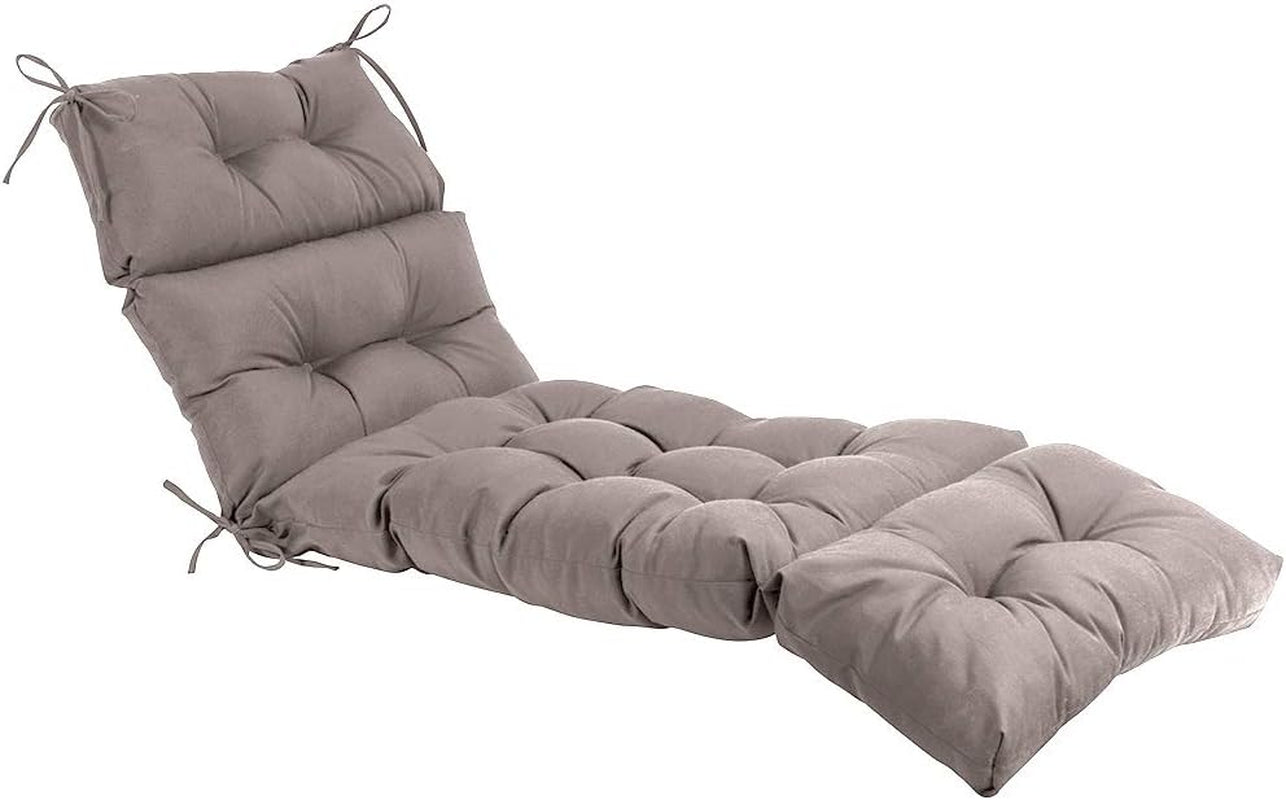 BreezeComfort™ All-Weather Chaise Cushion (Tan/Grey)